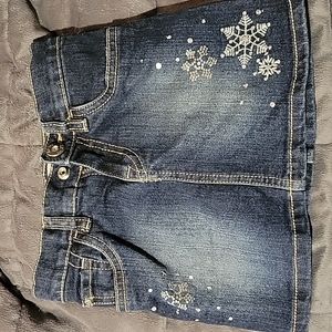 Girls Denim Skort